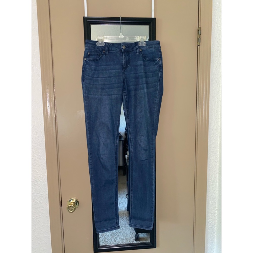 Hot Topic Black Heart Skinny Jeans Size 7